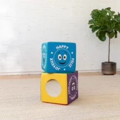 ECR4Kids SoftZone Trilingual Emotion Cube With Mirror, Social/Emotional Learning Toy -Toy Store GUEST 544baa4f ed62 4429 b792 1217a35888b7