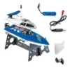 Top Race Remote Control Boat For Pools, Lakes & More! (TR-800 Blue)