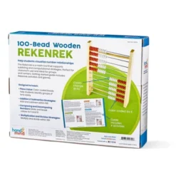Hand2mind 100-Bead Wooden Rekenrek