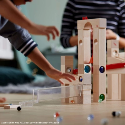 HABA Ball Track Large Basic Set - 42 Piece Wooden Marble Run For Beginner To Expert Architects(Made In Germany) 9 HABA Ball Track Large Basic Set - 42 Piece Wooden Marble Run For Beginner To Expert Architects(Made In Germany) - Image 7