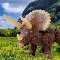 Discovery Kids Triceratops LED Infrared Remote Control (RC) Toy