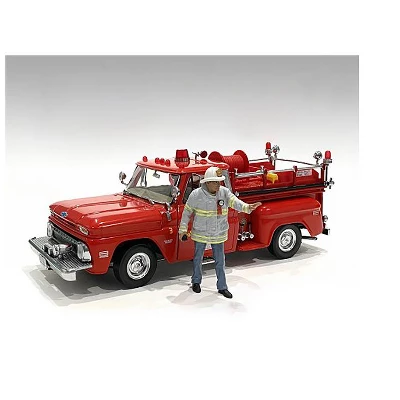 "Firefighters" Fire Captain Figure For 1/18 Scale Models By American Diorama 3 "Firefighters" Fire Captain Figure For 1/18 Scale Models By American Diorama