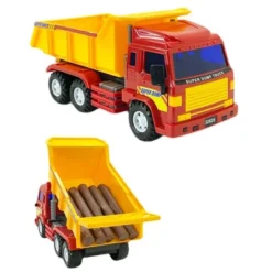 Big Daddy - Medium Sized Heavy Duty Red & Yellow Dump Truck With 360 Degree Turning Excavator The Construction Toy Set - Combo Set -Toy Store GUEST 5ad565ed dd9b 4227 86f5 1e8717751627