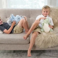 Bearington Collection Tracer Plush Triceratops Dinosaur Stuffed Animal, 11.5"