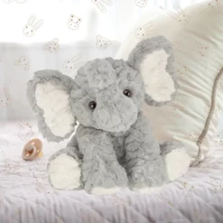 Bearington Dinky Plush Gray Elephant Stuffed Animal, 10.5 Inch -Toy Store GUEST 5d426896 17cc 4e82 8535 b7009a569ece