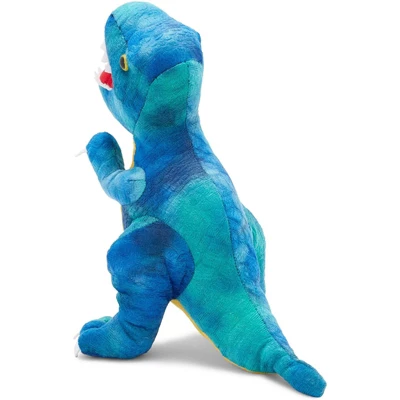 Blue Panda T-Rex Themed Plush Toy For Kids, Dinosaur Stuffed Animal Gift For Boys, 10 Inches, Blue 4 Blue Panda T-Rex Themed Plush Toy For Kids, Dinosaur Stuffed Animal Gift For Boys, 10 Inches, Blue - Image 2