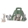 Lambs & Ivy Interactive Plush Safari/Jungle Green Tent With Stuffed Animal Toys