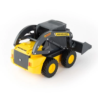 Tomy 1/16 Big Farm Yellow New Holland L225 Skid Steer Set With Accessories 47351 6 Tomy 1/16 Big Farm Yellow New Holland L225 Skid Steer Set With Accessories 47351 - Image 4