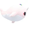 Se7en20 Glitter Galaxy 12-Inch Rainbow Spout Pink Narwhal Collectible Plush