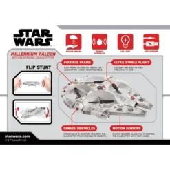 World Tech Toys Star Wars Millennium Falcon Motion Sensing Drone Quadcopter 11 World Tech Toys Star Wars Millennium Falcon Motion Sensing Drone Quadcopter -Toy Store GUEST 5ed54d02 9e4c 41c0 a7c4 564b610e122b