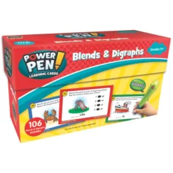 Teacher Created Resources Power Pen Learning Cards: Blends & Digraphs