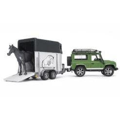 Bruder Land Rover Defender Station Wagon With Horse Trailer And 1 Horse -Toy Store GUEST 60e8289e b2ec 46f3 a125 9758d4e088ec