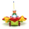 Link Cartoon RC Airplane Lightning Fast, Colorful & Bright, Honks & Plays Music Great Gift For Kids