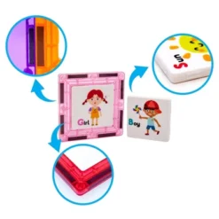 Picasso Tiles Click-In Magnetic Tile 42pc Building Set -Toy Store GUEST 61102719 effe 4d84 94e7 4d645d608739