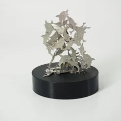 Insten Magnetic Dolphins Desktop Sculpture, Desk Toy & Decoration For Teens And Adults