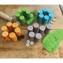 Yellow Door Let's Roll - Seasons Dough Rollers - 24 Seasonally Themed Rollers