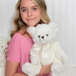 Bearington Aspen White Plush Stuffed Animal Teddy Bear, 15.5 Inches -Toy Store GUEST 6558dc26 4dce 45c2 8007 600470301729