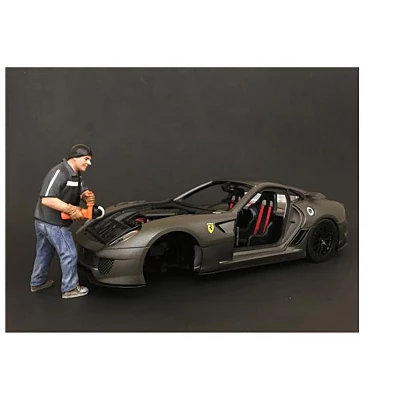 "Chop Shop" Mr. Chopman Figure For 1:18 Scale Models By American Diorama 4 "Chop Shop" Mr. Chopman Figure For 1:18 Scale Models By American Diorama - Image 2