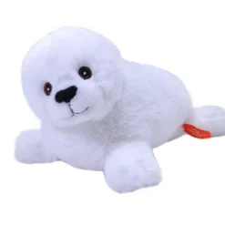 Wild Republic Ecokins Mini Harp Seal Stuffed Animal, 8 Inches