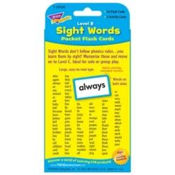 TREND Sight Words � Level B Pocket Flash Cards -Toy Store GUEST 6b5bb028 399a 4f48 a138 d49d62cea81b