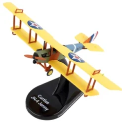 Curtiss JN4 "Jenny" Biplane Aircraft "United States Army Air Service" 1/100 Diecast Model Airplane By Postage Stamp