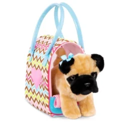 Pucci Pups Zigzag Print Glam Bag With Pug Stuffed Animal 8 Pucci Pups Zigzag Print Glam Bag With Pug Stuffed Animal -Toy Store GUEST 6bea2566 05dc 40aa 8318 7dea42e7e4cc