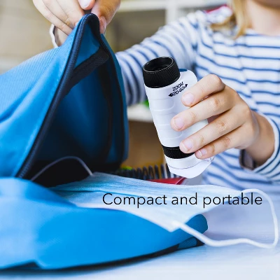 Dartwood Pocket Microscope - Mini Portable Microscope For Kids & Adults With LED - 60x-120x Magnification (White) 5 Dartwood Pocket Microscope - Mini Portable Microscope For Kids & Adults With LED - 60x-120x Magnification (White) - Image 3