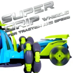 Contixo SC4 RC Car With 360° Rotating, Blue Smoke, One-Key Demonstration, Realistic Sounds & Lights, With 360° Rotating, Blue Smoke -Toy Store GUEST 6d8580b2 acea 4dbf bfbe 7e3ba16609c9