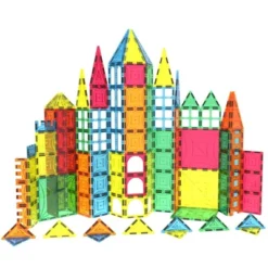 Mag Genius 182 Pieces Of Mathematically Shaped Magnetic Colorful And Transparent Building Tiles -Toy Store GUEST 6db71c2f afb8 4e6e a00e 39c82c0eff97