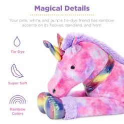 Best Choice Products 52in Kids Extra Large Plush Unicorn, Life-Size Stuffed Animal Toy W/ Rainbow Details -Toy Store GUEST 6dc1d341 b58c 494e a04b 2567fa7460a7