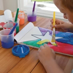 Creativity Street No-Spill Round Cups With Colored Lids, 10 Per Pack, 2 Packs 12 Creativity Street No-Spill Round Cups With Colored Lids, 10 Per Pack, 2 Packs -Toy Store GUEST 6f3ce67c b5fd 4c5d 85cb 72a1bcbf161e