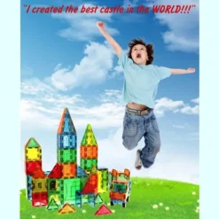 Mag Genius - 51 Pieces Of Colorful And Transparent Magnetic Building Tiles In Geometrical Shapes For Enhanced Structures 8 Mag Genius - 51 Pieces Of Colorful And Transparent Magnetic Building Tiles In Geometrical Shapes For Enhanced Structures -Toy Store GUEST 6fecc277 396f 4377 a358 f615fd982799 1