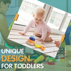 Leo & Friends Cat Stacking Toddler Ring Tower