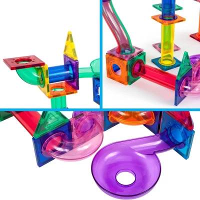Picasso Tiles Magnetic Marble Run 100pc Building Set 7 Picasso Tiles Magnetic Marble Run 100pc Building Set - Image 5