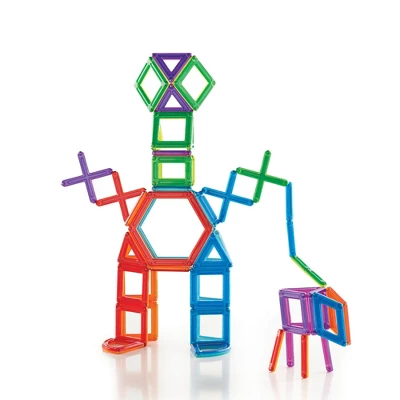 Guidecraft PowerClix® Frames, Magnetic Building Set, 48 Pieces 3 Guidecraft PowerClix® Frames, Magnetic Building Set, 48 Pieces