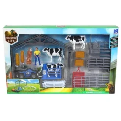 New Ray 1/18 Dairy Cow Deluxe Milking Barn Set SS-05045