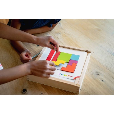 Chuckle & Roar Magnetic Wooden Logic Kids Puzzles - 41pc 3 Chuckle & Roar Magnetic Wooden Logic Kids Puzzles - 41pc