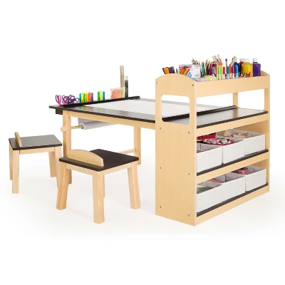 Guidecraft Kids' Deluxe Art Center 6 Guidecraft Kids' Deluxe Art Center - Image 4