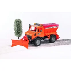 Bruder Mercedes Benz MB-Unimog Fully-Functional Winter Service Snow Plow