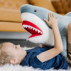 Melissa & Doug Giant Shark 3' Stuffed Animal