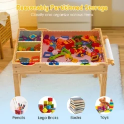 Costway Kids Multi Activity Play Table Wooden Building Block Desk W/ Storage Paper Roll 16 Costway Kids Multi Activity Play Table Wooden Building Block Desk W/ Storage Paper Roll -Toy Store GUEST 740b9642 399f 455d bfa5 f586b043bf42