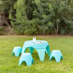 ECR4Kids Ayana Table And Stool Set, Plastic Kids' Table And Chairs -Toy Store GUEST 7574ccdd 9176 4bd8 8300 089e36a636e6