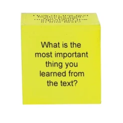 Teacher Created Resources Foam Nonfiction Comprehension Cubes