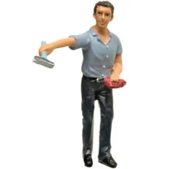 Gas Station Attendant Tom Figurine For 1/18 Scale Models By American Diorama
