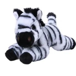 Wild Republic Ecokins Mini Zebra Stuffed Animal, 8 Inches