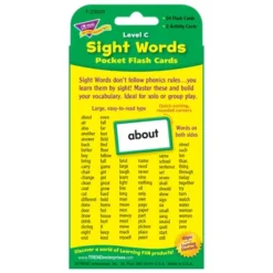 TREND Sight Words � Level C Pocket Flash Cards 7 TREND Sight Words � Level C Pocket Flash Cards -Toy Store GUEST 7b4b3e45 1917 492c 8881 d40bdf5d146a