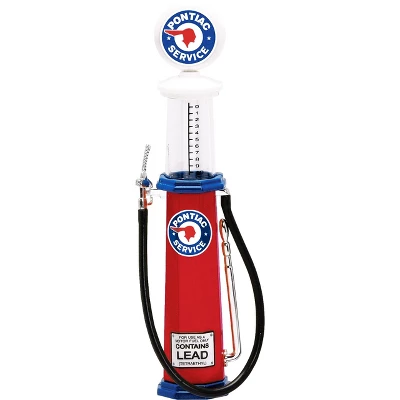 Pontiac Gasoline Vintage Gas Pump Cylinder 1/18 Diecast Replica By Road Signature 3 Pontiac Gasoline Vintage Gas Pump Cylinder 1/18 Diecast Replica By Road Signature