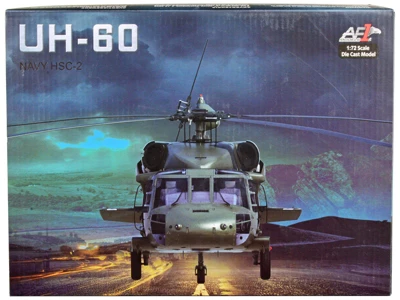Sikorsky MH-60 Knighthawk Helicopter "US Navy, HSC-2 Fleet Angels, NAS Norforlk, VA" (2008) 1/72 Diecast Model By Air Force 1 4 Sikorsky MH-60 Knighthawk Helicopter "US Navy, HSC-2 Fleet Angels, NAS Norforlk, VA" (2008) 1/72 Diecast Model By Air Force 1 - Image 2