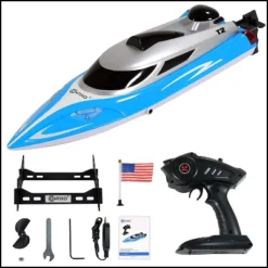 Contixo T2 RC Boat - Remote Control Boat For Pools And Lakes -Fast RC Boats For Adults And Kids (Blue) -Toy Store GUEST 7f09c735 d573 4ed0 8dc5 d4d093a2702d