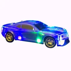 Flipo Light Speed Vivid Multi-Color LED Illuminated Remote Control Sports Car - Blue